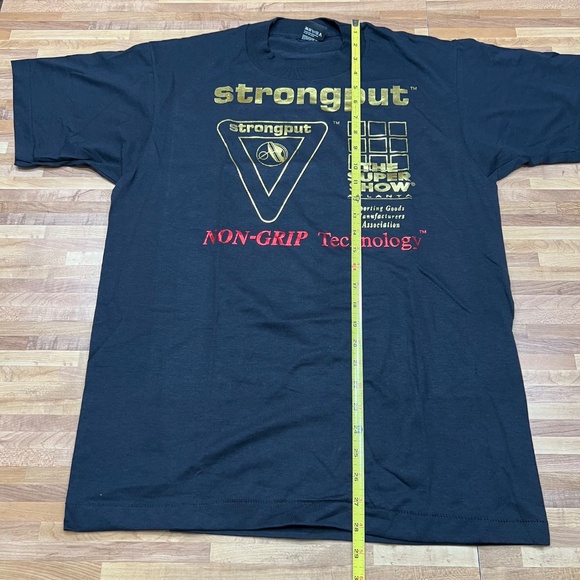 Vintage Gold Graphic Tee Shirt Screen Stars Size Large Strongput the Super Show - Picture 6 of 6